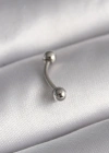 316L Çelik Gümüş Renk Topçuk Model Piercing