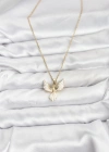 316L Çelik Zincir Gold Renk Anka Kuşu Model Kadın Kolye