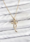 316L Çelik Zincir Gold Renk Fiyonk Model Kadın Kolye