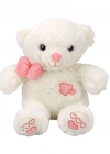 3186 Papyonlu Peluş Ayı 30 cm -NessiWorldman