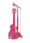 45872  Elektronik Gitar Ayaklı Mikrofon Müzik Seti Pembe -