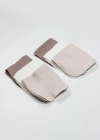 6lı Müslin Mendil 20x20 cm 90106 Taş Ekru Antrasit