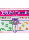 7194 Çark Puzzle Renkler Şekiller -