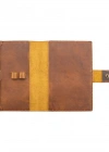 A5 Defter ve Ajanda Kılıfı - %100 Crazy Deri - KO10003 - Taba