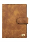 A5 Defter ve Ajanda Kılıfı - %100 Rainbow Deri - KO10001 - Camel