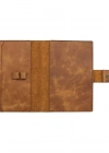 A5 Defter ve Ajanda Kılıfı - %100 Rainbow Deri - KO10001 - Camel