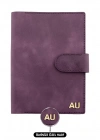 A5 Defter ve Ajanda Kılıfı - %100 Rainbow Deri - KO10001 - Mor