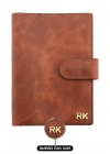 A5 Defter ve Ajanda Kılıfı - %100 Rainbow Deri - KO10001 - Tobacco