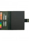 A5 Defter ve Ajanda Kılıfı - %100 Tiesto Deri - KO10002 - Haki