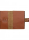 A5 Defter ve Ajanda Kılıfı - %100 Tiesto Deri - KO10002 - Tobacco