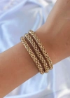 Altın Renk Çoklu Kadın Bileklik