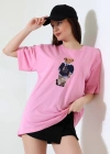 Ayıcıklı oversize tişört