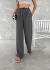 Ayrobin Oversize Kadın Pantalon - Füme