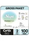 Bio Natural Bebek Bezi Gross Paket 2 Beden 3-6 Kg 100 Adet