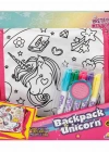 Boyanabilir Desenli Unicorn Sırt Çantası
