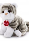 Brad Peluş Beyaz Gri Kedi 20 cm