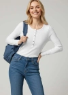 Çıtçıt Detaylı Bluz Beyaz T4343