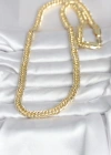 CM 14K Gold Renk Kalın Zincir Model 60 cm Kadın Kolye