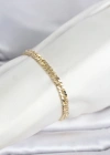 CM 14K Gold Renk Kalın Zincir Model Kadın Bileklik