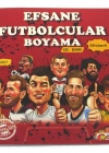Efsane Futbolcular Çıkartmalı Maskeli Boyama Kitabı