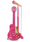 Elektronik Ayaklı Mikrofonlu Pembe Gitar