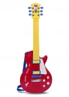 Elektronik Tuşlu ve Telli Askılı Kırmızı Gitar