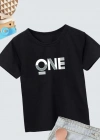 Erkek Çocuk Baskılı T-Shirt - Siyah