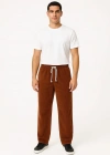 Erkek Fitilli Kadife Cepli Buggy Pantolon Oversize Rahat Kalıp - Kahverengi