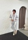 Erkek Premium Parçalı Eşofman Takım - Dik Yaka Fermuarlı Sweatshirt, - Gri