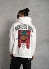 Erkek SCHOOL BOY Baskılı Kapüşonlu Sweat - Beyaz