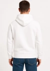 Erkek Üç İplik Kapüşonlu Kanguru Cepli SweatShirt hoodie - Beyaz