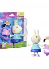 F8859 Peppa Pig ve Ailesi Kıyafetli Figür Seti +3 yaş