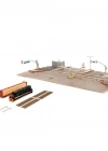 Fast & Furious Nano Train Scene Diorama