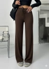 Fitilli şardonlu pantolon kahve a4058