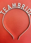 Gümüş Renk Team Bride Taç Plastik – Gelin ve Nedime Tacı