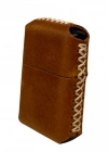 Handmade El Yapımı Hakiki Deri Zippo Modeli Çakmak - AG02001 - Açık Kahverengi