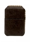 Handmade El Yapımı Hakiki Deri Zippo Modeli Çakmak - AG02001 - Koyu Vizon