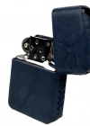 Handmade El Yapımı Hakiki Deri Zippo Modeli Çakmak - AG02001 - Lacivert