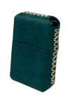 Handmade El Yapımı Hakiki Deri Zippo Modeli Çakmak - AG02001 - Petrol Yeşili
