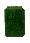 Handmade El Yapımı Hakiki Deri Zippo Modeli Çakmak - AG02001 - Yeşil