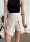 İki düğmeli şort etek S24046