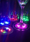 Işıklı Yapışkanlı Bardak Altı Aparatı Ledli 3 Fonksiyonlu 6 cm Çap NessiWorld