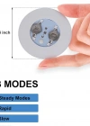 Işıklı Yapışkanlı Bardak Altı Aparatı Ledli 3 Fonksiyonlu 6 cm Çap NessiWorld