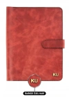 İsme Özel Çıtçıtlı Fonksiyonlu iPad Organizer - %100 Rainbow Deri - ET01002 - Kırmızı
