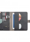 İsme Özel Çıtçıtlı Fonksiyonlu iPad Organizer 10,9 (İnç) - %100 Crazy Deri - ET01004 - Antrasit