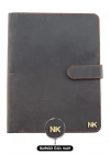 İsme Özel Çıtçıtlı Fonksiyonlu Macbook Organizer - %100 Crazy Deri - ET02004 - Kahverengi