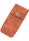 İsme Özel Çok Amaçlı Aksesuar Kılıfı - %100 Rainbow Deri - AK01002 - Tobacco