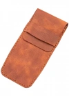 İsme Özel Çok Amaçlı Aksesuar Kılıfı - %100 Rainbow Deri - AK01002 - Tobacco