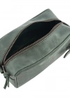 İsme Özel Dopp Kit Kişisel Bakım ve Seyahat Çantası - %100 Rainbow Deri - AC14004 - Haki