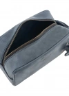 İsme Özel Dopp Kit Kişisel Bakım ve Seyahat Çantası - %100 Rainbow Deri - AC14004 - Lacivert